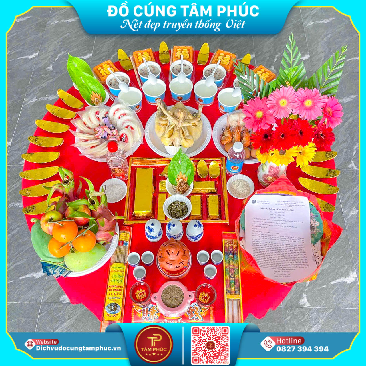 Hướng Dẫn Chuẩn Bị Mâm Cúng Nhập Trạch Trọn Vẹn Đúng Nghi Lễ